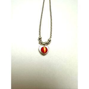 Stunning Vintage Italian Sterling Silver Heart Bracelet